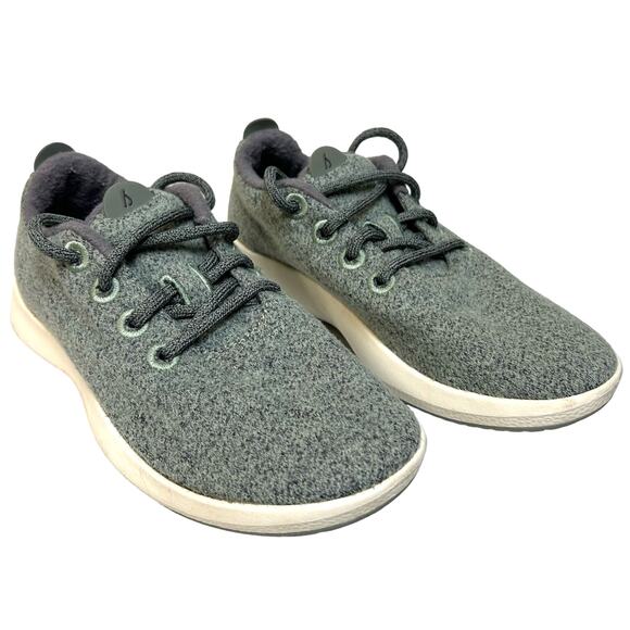 Allbirds Merino Wool Runner Mizzle Green Workout Casual Classic Sneaker Women 8 - Picture 1 of 6
